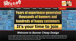 Desktop Screenshot of bannercheapdesign.com