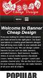Mobile Screenshot of bannercheapdesign.com